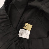 芽風 コットン レーヨン センソユニコ ワイド パンツ ブラック レディース 芽風【中古】5-1027G∞