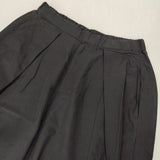 芽風 コットン レーヨン センソユニコ ワイド パンツ ブラック レディース 芽風【中古】5-1027G∞