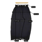 芽風 コットン レーヨン センソユニコ ワイド パンツ ブラック レディース 芽風【中古】5-1027G∞