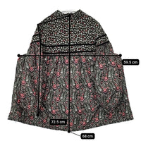 SUM1 STYLE 小花柄 スモックブラウス ハイネック ギャザー EAZ5012104A0003 ブラウス シャツ ブラック 多色 レディース スミスタイル【中古】5-0904M△