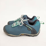 MERRELL カメレオン8 ストーム ゴアテックス 23cm スニーカー ブルー グリーン レディース メレル【中古】5-1102G◎