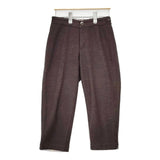 Pal'las Palace ウール イージー パンツ ブラウン レディース パラスパレス【中古】5-1225T∞