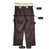 Pal'las Palace ウール イージー パンツ ブラウン レディース パラスパレス【中古】5-1225T∞