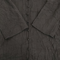babaghuri J0531FJ181 クラッシュキルトジャケット 羽織 定価85800円 インド製カーディガン 2023 ブラック レディース ババグーリ【中古】5-0718M♪