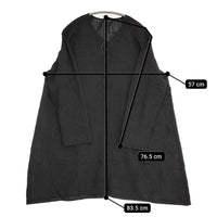 babaghuri J0531FJ181 クラッシュキルトジャケット 羽織 定価85800円 インド製カーディガン 2023 ブラック レディース ババグーリ【中古】5-0718M♪