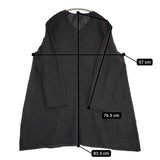 babaghuri J0531FJ181 クラッシュキルトジャケット 羽織 定価85800円 インド製カーディガン 2023 ブラック レディース ババグーリ【中古】5-0718M♪