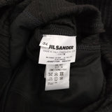 JIL SANDER メイヤー期 サイズ34 フレンチスリーブ リネンコットン ワンピース 2017 ブラック レディース ジルサンダー【中古】5-0725S♪