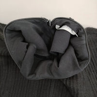 JIL SANDER メイヤー期 サイズ34 フレンチスリーブ リネンコットン ワンピース 2017 ブラック レディース ジルサンダー【中古】5-0725S♪