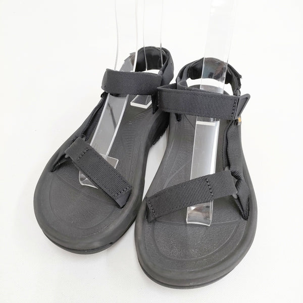 Teva ハリケーン XLT2 アンプソール サイズ24cm サンダル ブラック レディース テバ【中古】5-0819S◎
