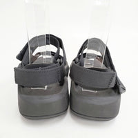 Teva ハリケーン XLT2 アンプソール サイズ24cm サンダル ブラック レディース テバ【中古】5-0819S◎