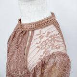 Dolly Doll レース オケージョンドレス サイズ38 ワンピース ピンク レディース ドリードール【中古】5-1211G◎