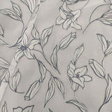 Noela 花柄 ロングスカート ライトグレー ホワイト レディース ノエラ【中古】5-1027M∞