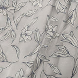 Noela 花柄 ロングスカート ライトグレー ホワイト レディース ノエラ【中古】5-1027M∞