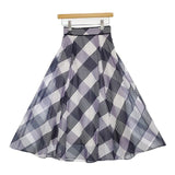 Noela プリント ロングスカート パープル ホワイト レディース ノエラ【中古】5-1027M∞