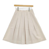 ANAYI プリーツ スカート ベージュ レディース アナイ【中古】5-1027M∞