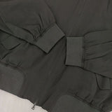 PLAIN PEOPLE ドルマン 短丈 ウールジャケット ブルゾン ブラック レディース プレインピープル【中古】5-1027M∞