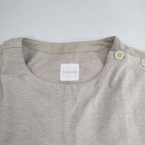 Toujours 半袖 コットンポリエステル ワンピース ベージュ レディース トゥジュー【中古】5-1225M∞