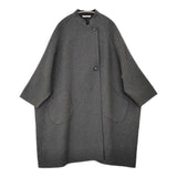 ARTS&SCIENCE カシミヤウール スタンドカラー ワイド 0203-L100L-3145 定価231000円 コート チャコールグレー レディース アーツ&サイエンス【中古】5-0822T△