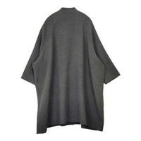 ARTS&SCIENCE カシミヤウール スタンドカラー ワイド 0203-L100L-3145 定価231000円 コート チャコールグレー レディース アーツ&サイエンス【中古】5-0822T△