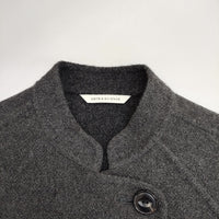 ARTS&SCIENCE カシミヤウール スタンドカラー ワイド 0203-L100L-3145 定価231000円 コート チャコールグレー レディース アーツ&サイエンス【中古】5-0822T△
