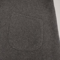 ARTS&SCIENCE カシミヤウール スタンドカラー ワイド 0203-L100L-3145 定価231000円 コート チャコールグレー レディース アーツ&サイエンス【中古】5-0822T△