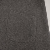 ARTS&SCIENCE カシミヤウール スタンドカラー ワイド 0203-L100L-3145 定価231000円 コート チャコールグレー レディース アーツ&サイエンス【中古】5-0822T△