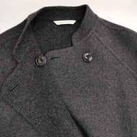 ARTS&SCIENCE カシミヤウール スタンドカラー ワイド 0203-L100L-3145 定価231000円 コート チャコールグレー レディース アーツ&サイエンス【中古】5-0822T△