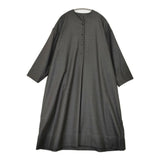 ARTS&SCIENCE 未使用品 Side tuck botton Dress 0233-L5197-3318 定価11万円 Shadow glen check W ワンピース チャコールグレー カーキ レディース アーツ&サイエンス【中古】5-0822T△