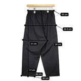 ARTS&SCIENCE 083-L313-300 ウール イージー パンツ ブラック レディース アーツ&サイエンス【中古】5-1214G∞