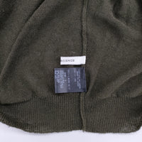 ARTS&SCIENCE リネン ワイド 短丈 001-L80R-K17 日本製 カーディガン カーキ レディース アーツ&サイエンス【中古】5-0812M△