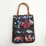 45R/45rpm KURASI 手織り トートバッグ ダークブラウン 多色 レディース フォーティーファイブアールピーエム【中古】5-1111T◎