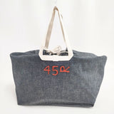 45R/45rpm ワクワクドキドキ袋 Lady's LAUNDRY 巾着 トートバッグ ネイビー レディース フォーティーファイブアールピーエム【中古】5-1029G∞