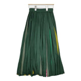 Pal'las Palace PKSK-0818A 定価30000円 コットンニット ロングスカート グリーン レディース パラスパレス【中古】5-1225M∞