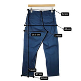 Vm サンダルモチーフ コットン ストレッチ イージー パンツ ブルー レディース ヴーム【中古】5-1129G∞