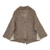 Plantation ニットジャケット カーディガン ブラウン レディース プランテーション【中古】5-1225T∞