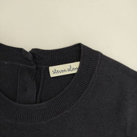 Steven Alan ノースリーブニット コットンリネン ベスト ネイビー レディース スティーブンアラン【中古】5-0824M∞
