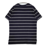 Scye 5117-21913 サイズ38 ボーダー ポケット 半袖Ｔシャツ カットソー ネイビー ホワイト レディース サイ【中古】5-0725S♪