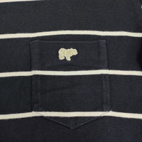 Scye 5117-21913 サイズ38 ボーダー ポケット 半袖Ｔシャツ カットソー ネイビー ホワイト レディース サイ【中古】5-0725S♪