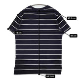 Scye 5117-21913 サイズ38 ボーダー ポケット 半袖Ｔシャツ カットソー ネイビー ホワイト レディース サイ【中古】5-0725S♪