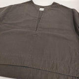 TODAYFUL Cotton Pique Blouse コットンピケブラウス 定価14300円 ブラウス シャツ チャコールグレー レディース トゥデイフル【中古】5-0725S♪