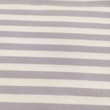 agnes b. 2653J008 サイズ2 コットン ボーダー 半袖Ｔシャツ カットソー ラベンダー ホワイト レディース アニエスベー【中古】5-0725S♪