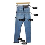 R.H Vintage Ron Herman サイズ23 ストレッチジーンズ スキニー デニムパンツ ライトブルー レディース ロンハーマンヴィンテージ【中古】5-1129G∞