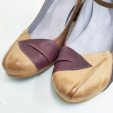 MANA ワンストラップ サイズ37 パンプス ブラウン レディース マナ【中古】5-1127G◎