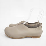 Recipe 未使用 Vカットステッチスリッポン 23cm シューズ・靴 ベージュ レディース レシピ【中古】5-1102G◎