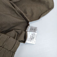 pas a pas イージーパンツ 後染め加工 ワイド コットン パンツ カーキ レディース パスアパス【中古】5-0824M∞