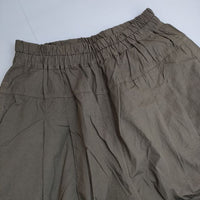 pas a pas イージーパンツ 後染め加工 ワイド コットン パンツ カーキ レディース パスアパス【中古】5-0824M∞