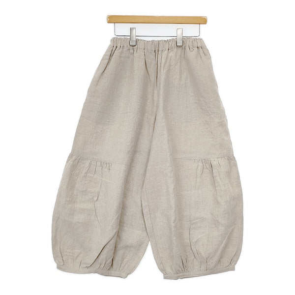 Cotton House Aya リネン バルーンパンツ イージーパンツ ワイドパンツ HHNP02188HM パンツ ベージュ レディース コットンハウスアヤ【中古】5-0904M△