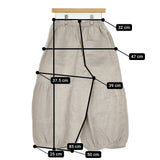 Cotton House Aya リネン バルーンパンツ イージーパンツ ワイドパンツ HHNP02188HM パンツ ベージュ レディース コットンハウスアヤ【中古】5-0904M△