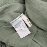 Cotton House Aya コットン サイドポケット プリーツ ペチコート付 M ロングスカート Lグリーン レディース コットンハウスアヤ【中古】5-0718M♪