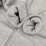 Lelill ジップ スウェット パーカー グレー レディース レリル【中古】5-1129M∞